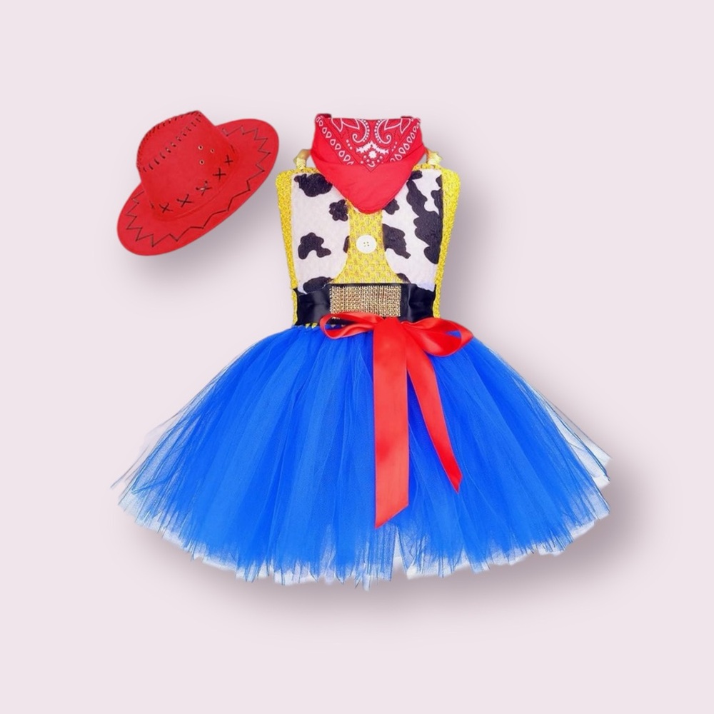 Tutu Dreams Halloween Cowgirl Costume for Girls Size Medium